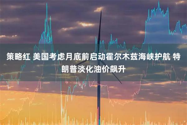 策略红 美国考虑月底前启动霍尔木兹海峡护航 特朗普淡化油价飙升