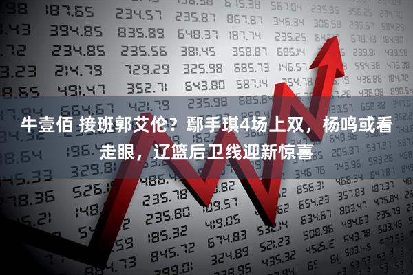 牛壹佰 接班郭艾伦？鄢手琪4场上双，杨鸣或看走眼，辽篮后卫线迎新惊喜