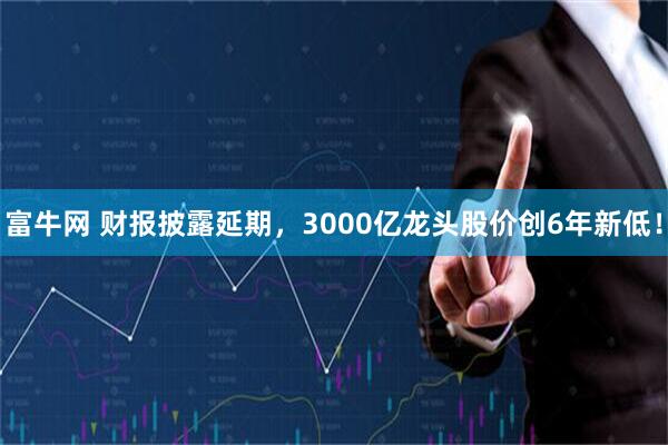 富牛网 财报披露延期，3000亿龙头股价创6年新低！