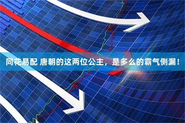 同花易配 唐朝的这两位公主,是多么的霸气侧漏!